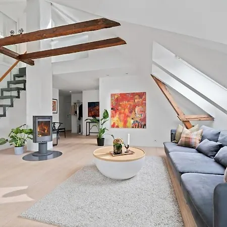 Nydelig Toppleilighet Med Terrasse Midt I Sentrum Apartament