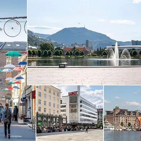 Nydelig Toppleilighet Med Terrasse Midt I Sentrum Apartament Bergen